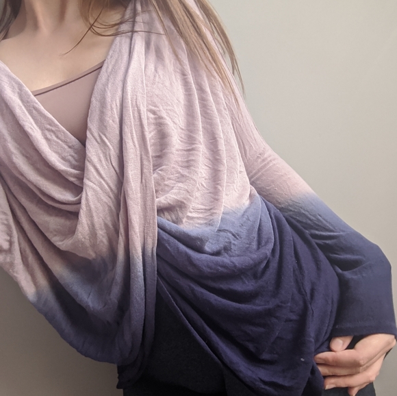 Forever 21 Sweaters - F21 dipped tie dye twisted draped sweater
